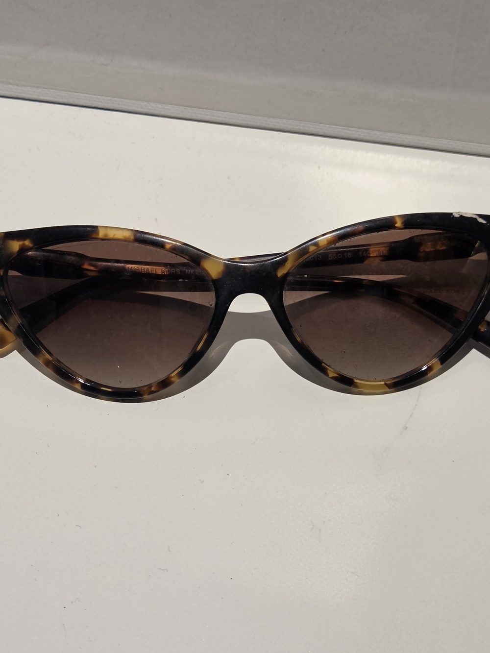 Michael Kors Womens Sunglasses Brown Tortoise Cat Eye MK2195U Harbour Island